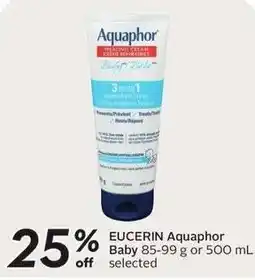 Sobeys Eucerin Aquaphor Baby offer