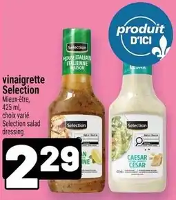 Metro Selection vinaigrette offer