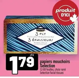 Metro Selection papier mouchoirs offer