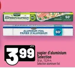 Metro Selection aluminium foil offer