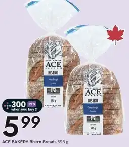 Sobeys Ace bakery bistro breads offer