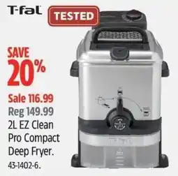 Canadian Tire T-fal 2L EZ Clean Pro Compact Deep Fryer offer