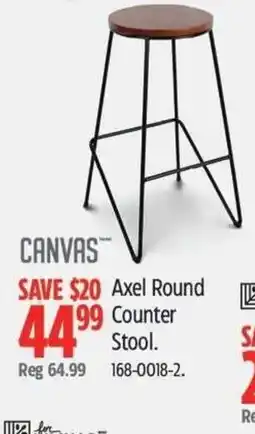 Canadian Tire Canvas axel round counter stool offer