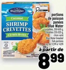 Metro BlueWater coconut shrimp crevettes à la noix de coco offer
