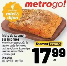 Metro metrogo! filets de saumon assaisonnés offer
