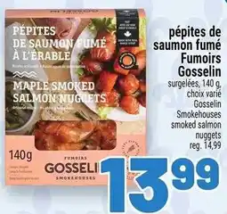 Metro Gosselin maple smoked salmon nuggets offer
