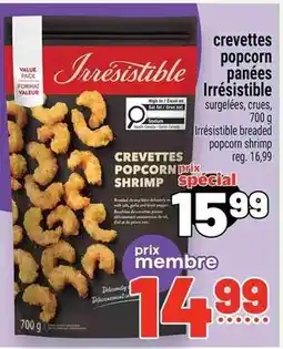 Metro Irresistible popcorn shrimp offer