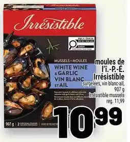 Metro Irresistible mussels white wine & garlic vin blanc et ail offer