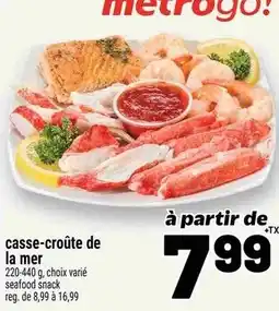 Metro metrogo casse-croûte de la mer offer