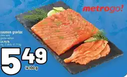 Metro saumon gravlax offer
