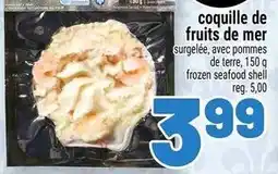 Metro coquille de fruits de mer offer