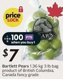 Sobeys Bartlett Pears offer