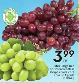 Sobeys Grapes offer