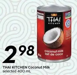 Sobeys Thai kitchen coconut milk offer