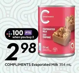 Sobeys Compliments Evaporated Milk offer