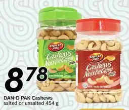 Sobeys Dan-d pak cashews offer