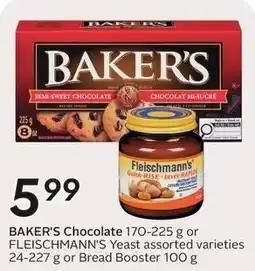 Sobeys Baker's chocolate offer