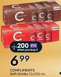 Sobeys Compliments Soft Drinks offer