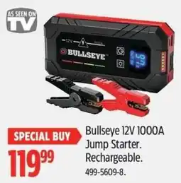 Canadian Tire Bullseye 12V 1000A Jump Starter offer
