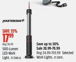 Canadian Tire Mastercraft 500-Lumen LED Work Light offer