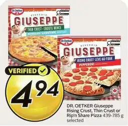 Sobeys Dr. Oetker Giuseppe Rising Crust or Thin Crust or Rip'n Share Pizza offer