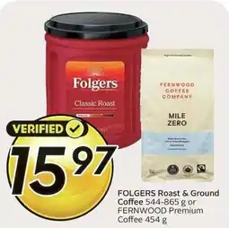 Sobeys Folgers Roast & Ground Coffee offer