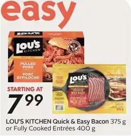 Sobeys Lou's Kitchen Quick & Easy Bacon offer