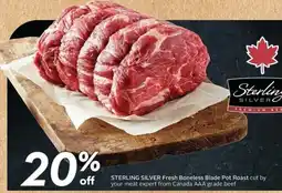 Sobeys Sterling Silver Fresh Boneless Blade Pot Roast offer