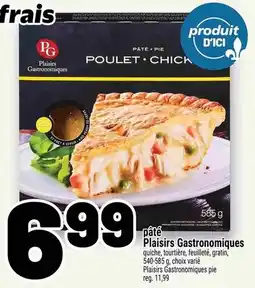 Metro Patis Gastronomiques poulet chicken pie offer