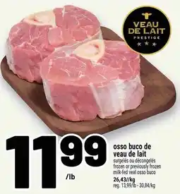Metro Veau de lait osso buco offer