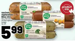 Metro Life Smart Mieux-être saucisses végétariennes offer