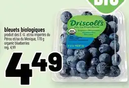 Metro Driscoll's organic blueberries offer