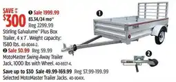 Canadian Tire Sterling Galvalume Plus Box Trailer offer