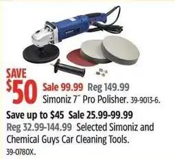 Canadian Tire Simoniz 7" Pro Polisher offer