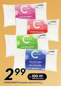 Sobeys Compliments Coconut selected offer