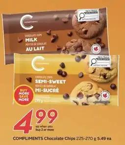 Sobeys Compliments Chocolate Chips offer