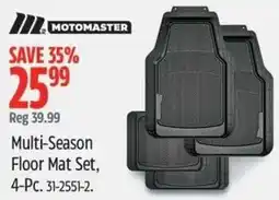 Canadian Tire Motomaster multi-season floor mat set offer