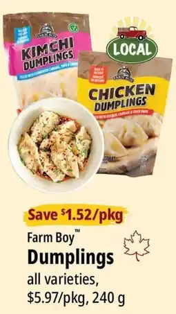 Farm Boy Farm Boy Dumplings all varieties offer