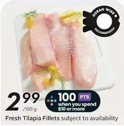 Sobeys Fresh Tilapia Fillets offer