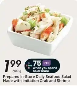 Sobeys Prepared In-Store Daily Seafood Salad offer