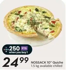 Sobeys NoSack 10" Quiche offer