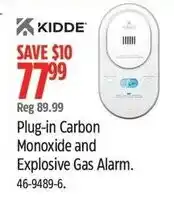 Canadian Tire Kiddie Plug-in Carbon Monoxide and Explosive Gas Alarm offer