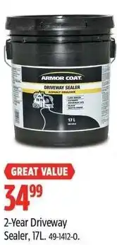 Canadian Tire Armor Coat driveway sealer offer