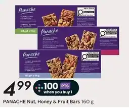 Sobeys Panache Nut, Honey & Fruit Bars offer