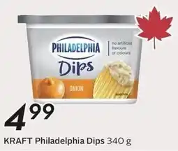 Sobeys Kraft philadelphia dips onion offer