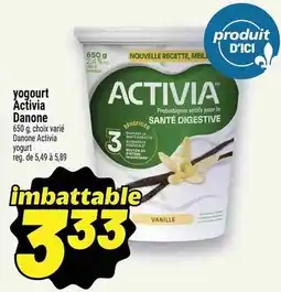 Metro Activia yogurt offer