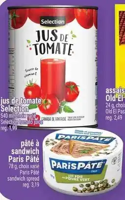 Metro Selection jus de tomate offer