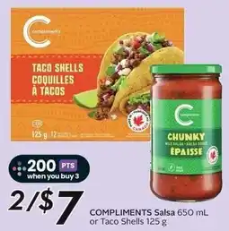 Sobeys Compliments salsa chunky offer