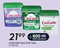 Sobeys Cascade Auto Dish Tabs offer