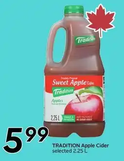 Sobeys Tradition Apple Cider offer